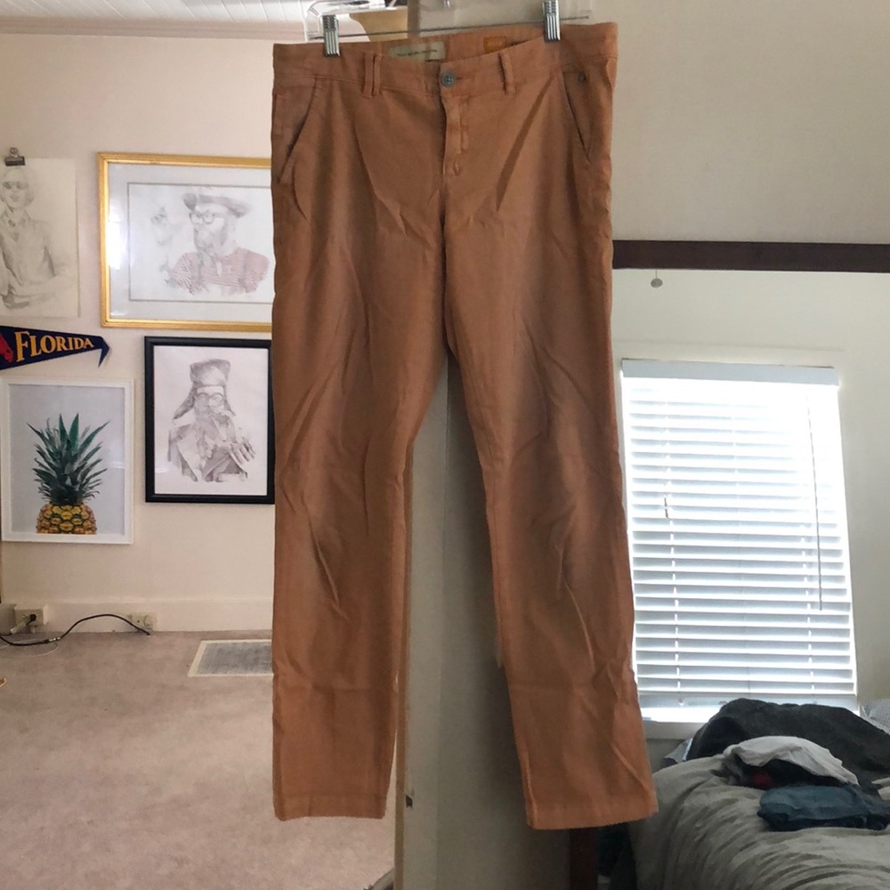 Anthropologie pilcro sorbet colored chinos!